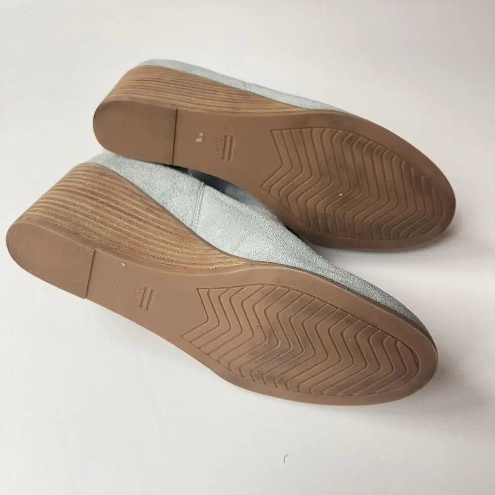 Toms Suede Wedge Booties W9 - Picture 6 of 9